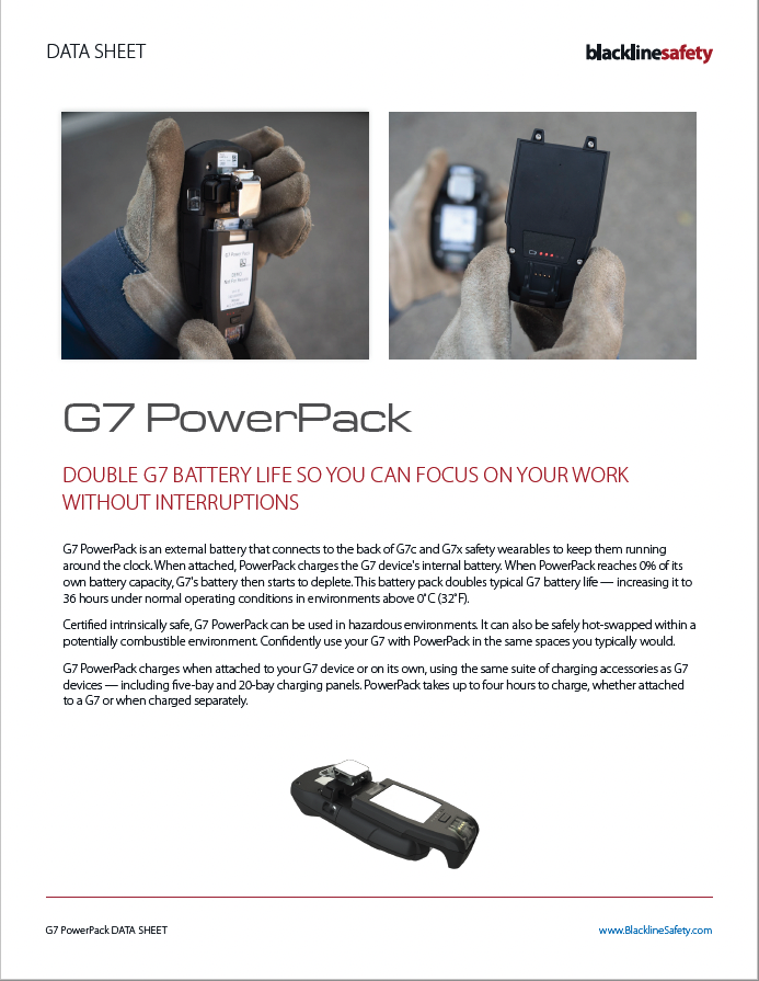 G7 PowerPack Data Sheet