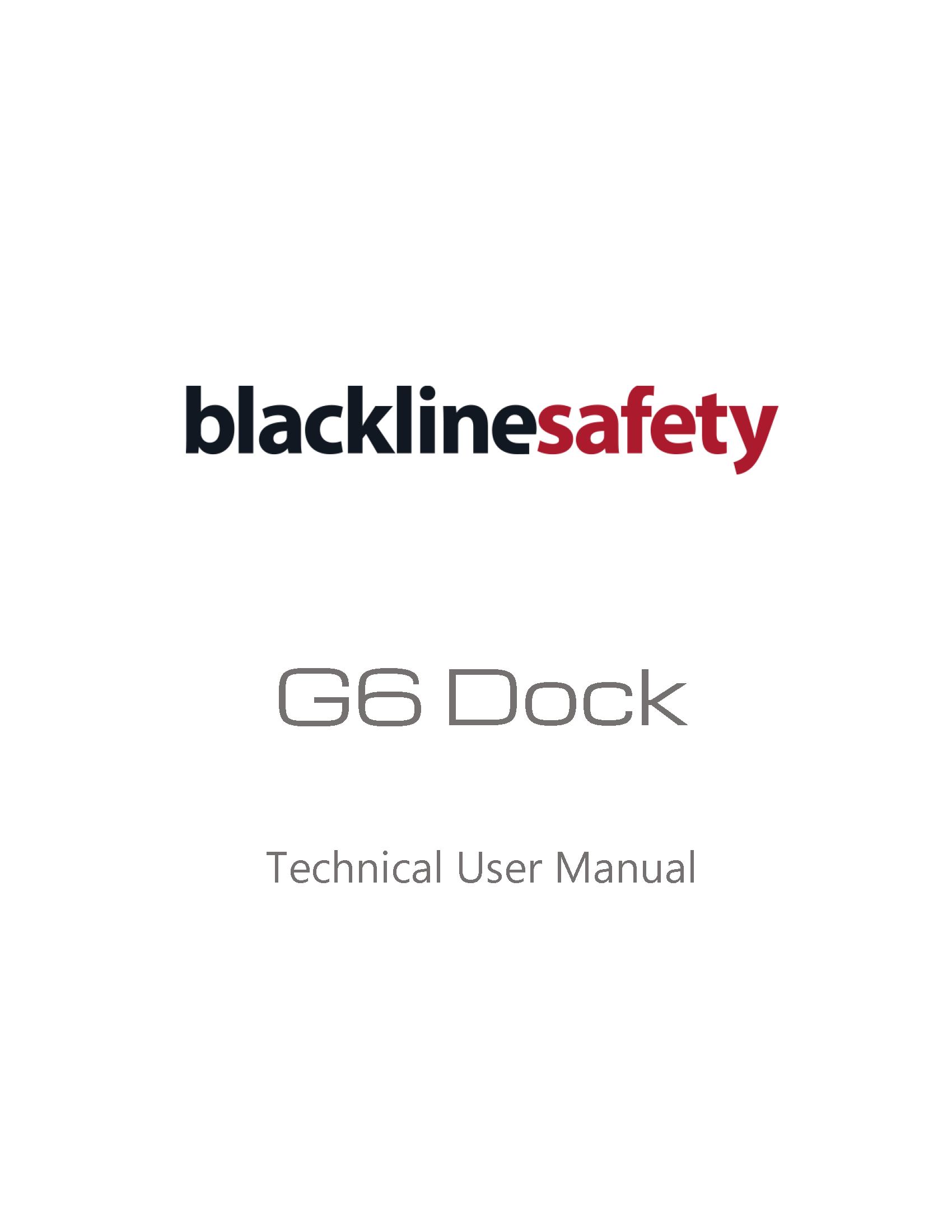 G6 Dock Technische Gebruikershandleiding_R1 - NL Voorblad