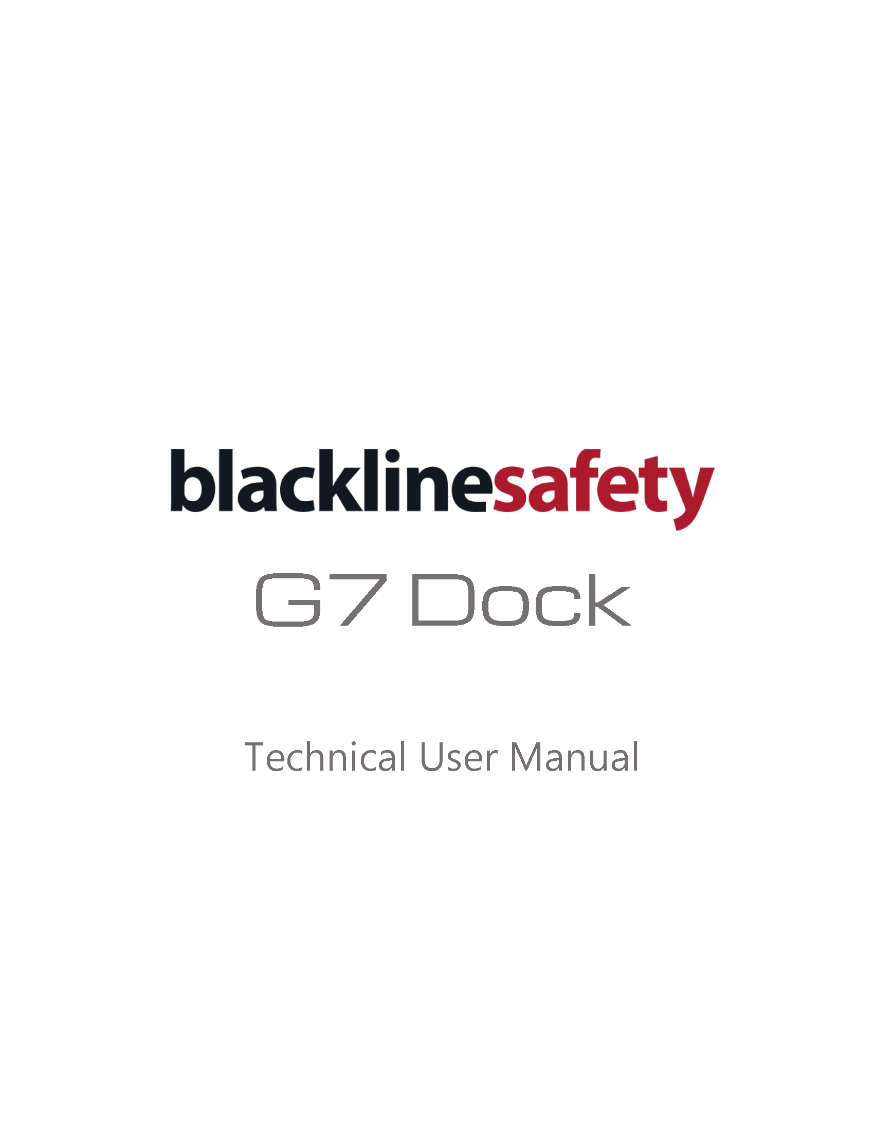 G7 Dock Technische Handleiding Cover